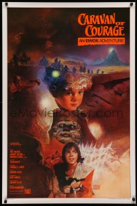 2y0636 CARAVAN OF COURAGE int'l 1sh 1984 An Ewok Adventure, Star Wars, Kazuhiko Sano!