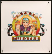 2y0429 CRYSTAL THEATRE 18x19 special poster 1978 art of Claudette Colbert in Cleopatra by Dolack!