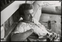 2y0441 JAMES DEAN 24x36 English commercial poster 2003 great close-up image holding camera!