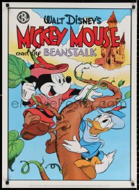 2y0449 MICKEY MOUSE 24x33 commercial poster 1986 Disney, Donald Duck, Jack and the Beanstalk!