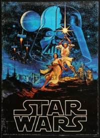 2y0467 STAR WARS 20x28 commercial poster 1977 George Lucas sci-fi epic, Greg & Tim Hildebrandt!