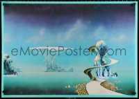 2y0479 YES 24x33 English commercial poster 1975 great art by Roger Dean, Yessongs, rock & roll!
