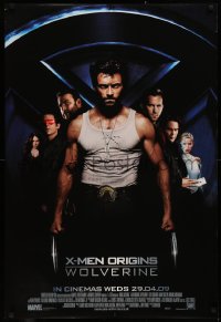 2y0247 X-MEN ORIGINS: WOLVERINE advance DS English 1sh 2009 Hugh Jackman, Marvel Comics super hero!