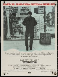 2y0155 TAXI DRIVER French 24x32 1976 Robert De Niro walking in NYC Times Square, Martin Scorsese!