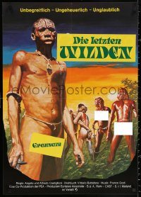 2y0020 LAST SAVAGE German 1979 Addio ultimo uomo, Italian pain documentary!