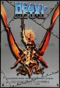 2y0737 HEAVY METAL 1sh R1996 classic musical animation, sexy Chris Achilleos fantasy art!