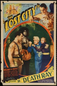 2y0803 LOST CITY chapter 11 1sh 1935 jungle sci-fi serial, William Stage Boyd, Death Ray!