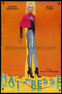 2y0812 MAITRESSE 1sh 1976 Barbet Schroeder, Depardieu, cool Jones art of sexy Bulle Ogier, unrated!