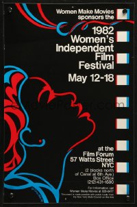 2y0289 1982 WOMEN'S INDEPENDENT FILM FESTIVAL 11x17 film festival poster 1982 woman by Tomie Mai!