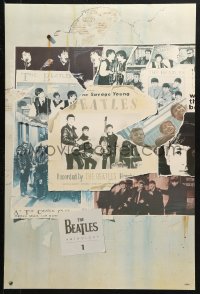 2y0312 BEATLES 20x30 music poster 1995 montage with George, Paul, Ringo and John, Anthology 1!