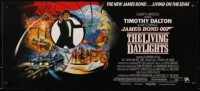 2y0520 LIVING DAYLIGHTS 10x23 special poster 1986 Bysouth art of Timothy Dalton as James Bond!