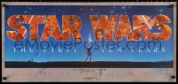 2y0358 STAR WARS THE FIRST TEN YEARS signed #363/1500 17x36 art print 1987 by John Alvin!