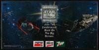 2y0555 STAR WARS TRILOGY 12x24 special poster 1996 ROTJ, Empire Strikes Back, Pepsi!