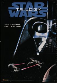 2y0383 STAR WARS TRILOGY 27x40 video poster 1995 Lucas, Empire Strikes Back, Return of the Jedi!