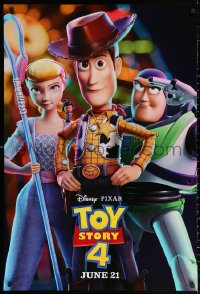 2y1003 TOY STORY 4 teaser DS 1sh 2019 Walt Disney, Pixar, Woody, Buzz Lightyear and cast!