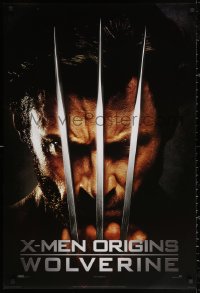 2y1046 X-MEN ORIGINS: WOLVERINE int'l teaser DS 1sh 2009 Hugh Jackman, Marvel Comics!