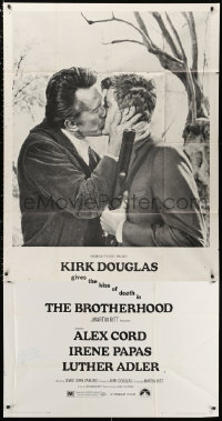 2z0362 BROTHERHOOD 3sh 1968 Kirk Douglas gives the kiss of death to Alex Cord, Martin Ritt!