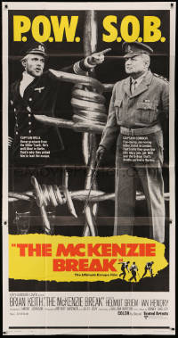 2z0423 McKENZIE BREAK int'l 3sh 1971 Brian Keith in the ultimate World War II escape film!