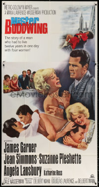 2z0424 MISTER BUDDWING 3sh 1966 amnesiac James Garner can't remember the Woman Without a Face!