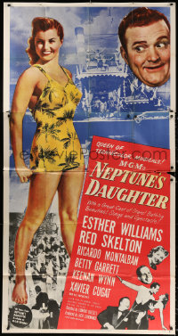 2z0428 NEPTUNE'S DAUGHTER 3sh 1949 full-length sexy swimmer Esther Williams, Red Skelton!