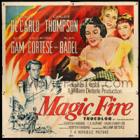 2z0091 MAGIC FIRE 6sh 1955 William Dieterle, art of Yvonne De Carlo & Alan Badel as Richard Wagner!
