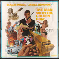 2z0092 MAN WITH THE GOLDEN GUN West Hemi 6sh 1974 Roger Moore as James Bond by Robert McGinnis!