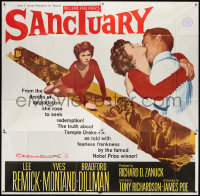 2z0099 SANCTUARY 6sh 1961 William Faulkner, art of sexy Lee Remick, the truth about Temple Drake!