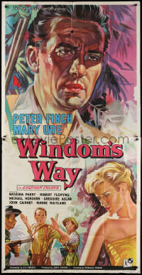 2z0017 WINDOM'S WAY English 3sh 1957 great art of doctor Peter Finch & Mary Ure in the jungle!