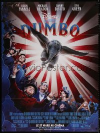 2z0871 DUMBO advance French 1p 2019 Tim Burton Disney live action adaptation of the classic movie!