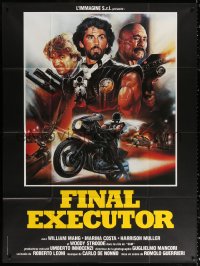 2z0893 FINAL EXECUTIONER French 1p 1986 L'ultimo guerriero, Final Executor, Enzo Sciotti art!