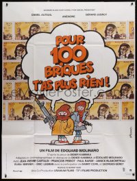 2z0898 FOR 200 GRAND, YOU GET NOTHING NOW French 1p 1982 Edouard Molinaro, Bonnet cartoon art!