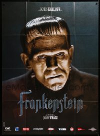 2z0901 FRANKENSTEIN French 1p R2008 wonderful close up of Boris Karloff as the monster!