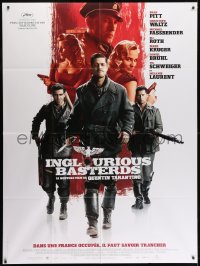 2z0971 INGLOURIOUS BASTERDS French 1p 2009 directed by Quentin Tarantino, Nazi-killer Brad Pitt!