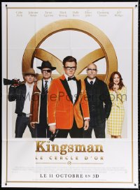 2z0991 KINGSMAN: THE GOLDEN CIRCLE advance French 1p 2017 Taron Egerton!, Colin Firth, Julianne Moore