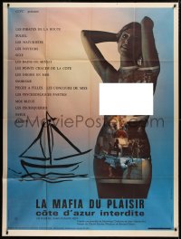 2z0996 LA MAFIA DU PLAISIR French 1p 1971 Jean-Claude Roy, montage on naked woman by Robert Cesar!