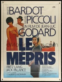 2z1003 LE MEPRIS French 1p R1970 sexy Brigitte Bardot, Michel Piccoli, directed by Jean-Luc Godard!