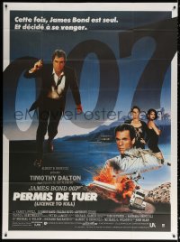 2z1014 LICENCE TO KILL French 1p 1989 Timothy Dalton as James Bond 007, he's out for revenge!