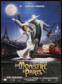 2z1048 MONSTER IN PARIS French 1p 2011 country of origin animation, Eiffel tower in background!