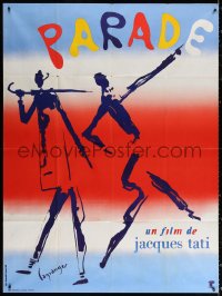2z1080 PARADE French 1p 1974 Jacques Tati, cool surreal art by Lagrange & Roger Boumendil!