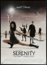 2z1130 SERENITY French 1p 2005 Joss Whedon directed Firefly sequel, Summer Glau, Nathan Fillion!