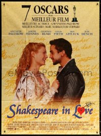 2z1135 SHAKESPEARE IN LOVE French 1p 1999 Gwyneth Paltrow & & Joseph Fiennes, Best Picture winner!