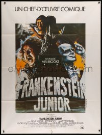 2z1234 YOUNG FRANKENSTEIN French 1p 1975 Mel Brooks, Gene Wilder, Peter Boyle, Frankenstein Junior!