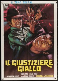 2z0660 RIGHTEOUS FIST Italian 1p 1973 different kung fu cowboy action artwork by Piero Ermanno Iaia