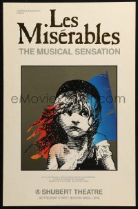 2z0183 LES MISERABLES foil stage play English WC 1986 musical from the novel by Victor Hugo!