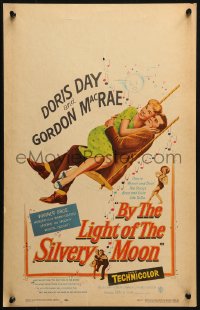 2z0129 BY THE LIGHT OF THE SILVERY MOON WC 1953 great romantic artwork of Doris Day & Gordon McRae!