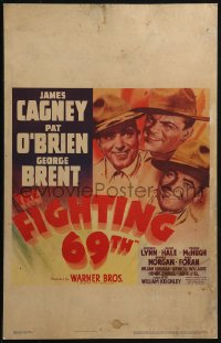 2z0156 FIGHTING 69th WC 1940 great art of WWI soldiers James Cagney, Pat O'Brien & George Brent!