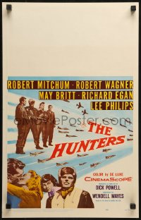 2z0170 HUNTERS WC 1958 Korean War jet pilot drama, Robert Mitchum & Robert Wagner, May Britt!
