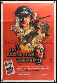 3a0368 EAGLE HAS LANDED Aust 1sh 1977 Michael Caine, Donald Sutherland, Duvall in WWII, different!