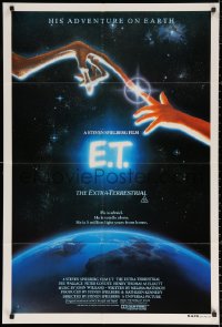 3a0367 E.T. THE EXTRA TERRESTRIAL Aust 1sh 1982 Steven Spielberg classic, John Alvin art!