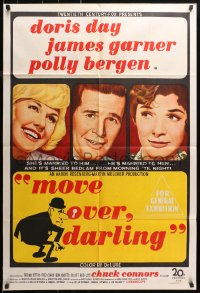 3a0404 MOVE OVER, DARLING Aust 1sh 1964 many images of James Garner & pretty Doris Day!